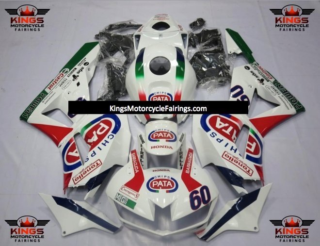 Honda CBR600RR Fairing Kit (2026) White Pata at KingsMotorcycleFairings.com