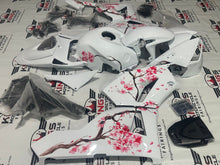 Honda CBR600RR Fairing Kit (2026) White, Pink Flowers at KingsMotorcycleFairings.com