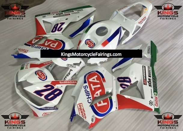 Honda CBR600RR Fairing Kit (2026) White, Red, Blue, Green PATA 28 at KingsMotorcycleFairings.com