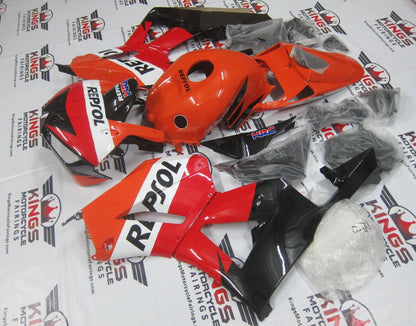 Honda CBR600RR Fairing Set (2024-2025) Red, Orange, White, Black HRC Repsol at KingsMotorcycleFairings.com