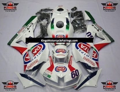 Honda CBR600RR Fairing kit (2024-2025) White Pata at KingsMotorcycleFairings.com