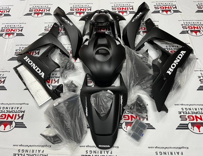 Honda CBR 600 Fairings (2007-2008) Matte Black, White Repsol at KingsMotorcycleFairings.com