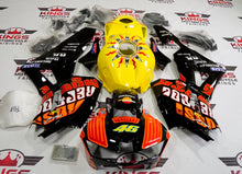 Honda CBR600RR Fairings (2024-2025) Black, Orange, Red, Yellow Rossi at KingsMotorcycleFairings.com