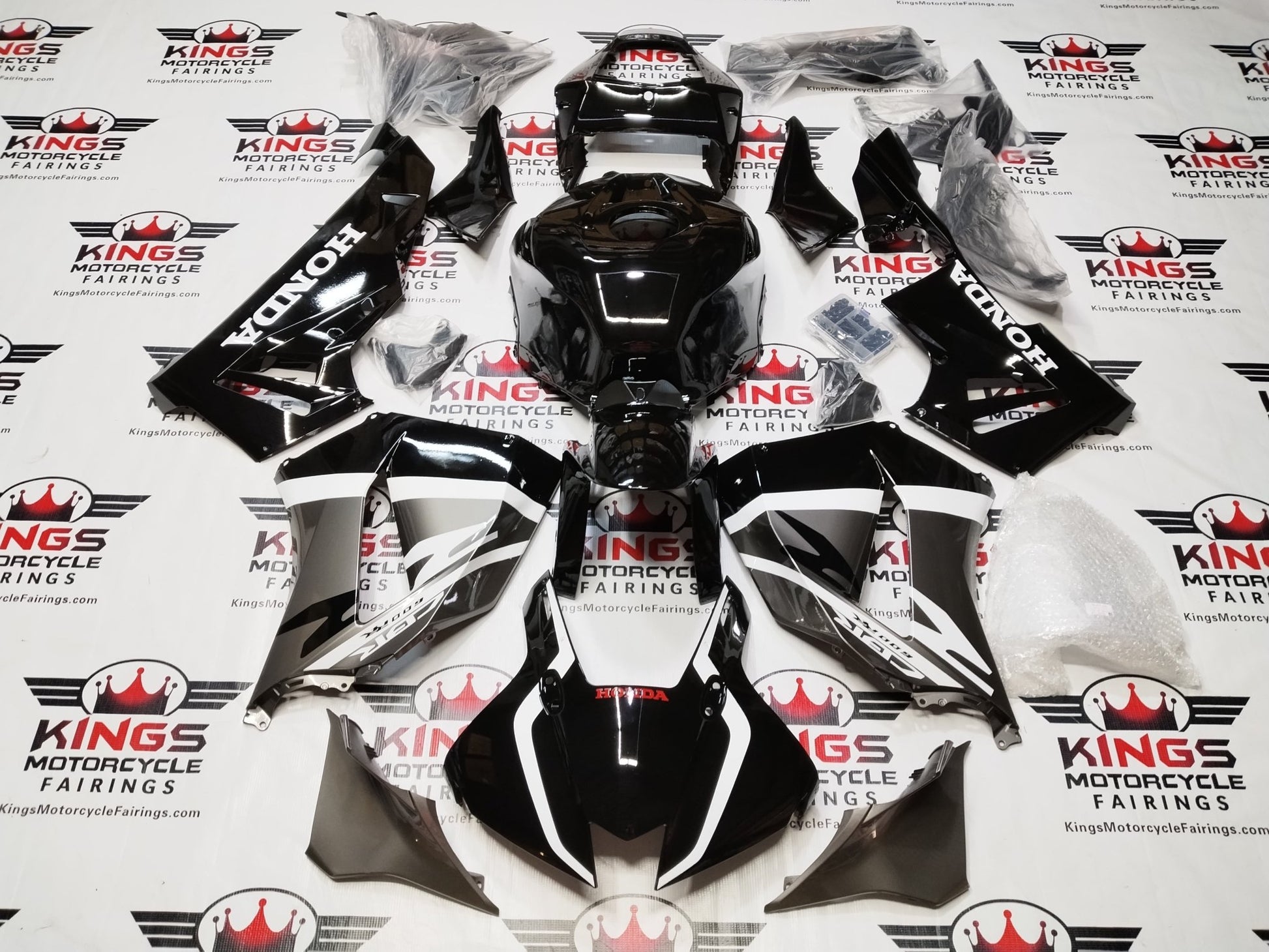 Honda CBR600RR Fairings (2024-2025) Black, Silver, White, Red at KingsMotorcycleFairings.com