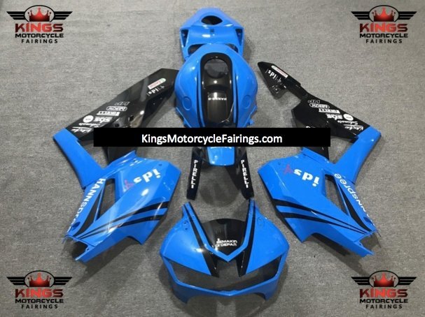Honda CBR600RR Fairings (2024-2025) Blue, Black, White HANNspree at KingsMotorcycleFairings.com