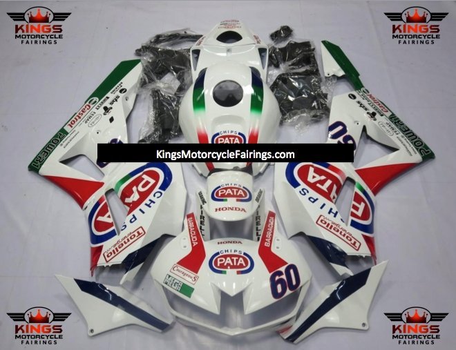 Honda CBR600RR Fairings (2024-2025) White Pata at KingsMotorcycleFairings.com