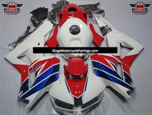 Honda CBR600RR Fairings (2024-2025) White, Red, Blue Stripe HRC at KingsMotorcycleFairings.com