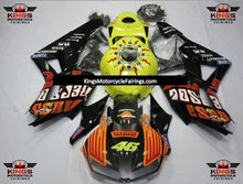 Honda CBR600RR Fairings (20246) Black, Orange, Red, Neon Yellow Rossi at KingsMotorcycleFairings.com