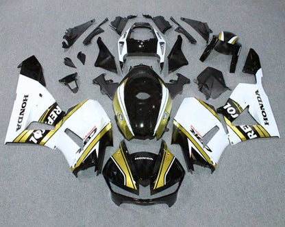 Honda CBR600RR Fairings (2026) Black, Gold, White Repsol at KingsMotorcycleFairings.com