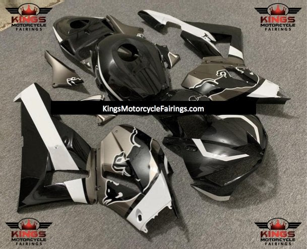 Honda CBR600RR Fairings (2026) Black, Gray, Taupe, White Bull at KingsMotorcycleFairings.com