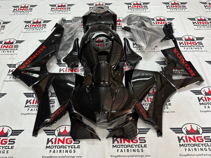Honda CBR600RR Fairings (2026) Black, Red at KingsMotorcycleFairings.com