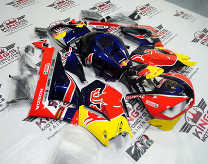 Honda CBR600RR Fairings (2026) Red, Blue, Yellow RedBull from KingsMotorcycleFairings.com