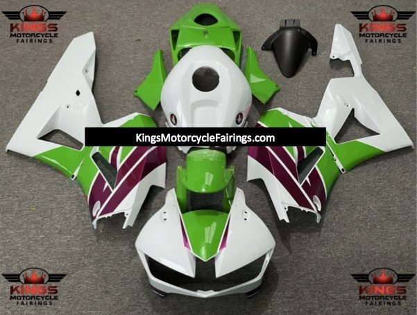 Honda CBR600RR Fairings (2026) White, Green, Magenta Purple at KingsMotorcycleFairings.com