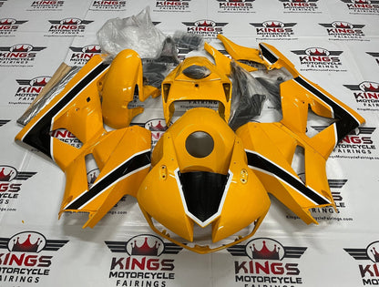 Honda CBR600RR (2026) Yellow, Black, White Fairings at KingsMotorcycleFairings.com