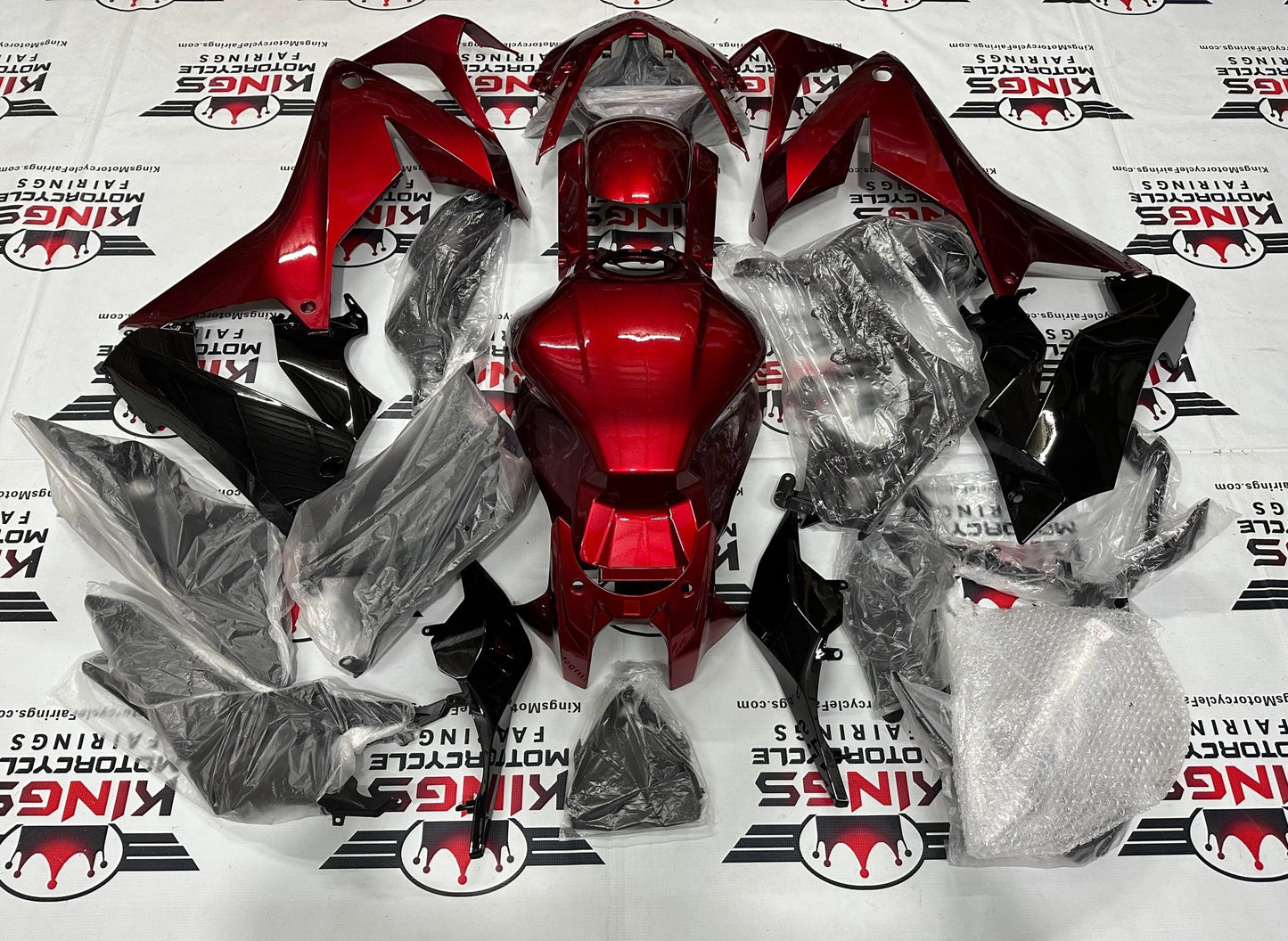 Honda CBR650R Fairing Set (2019-2020) Candy Apple Red at KingsMotorcycleFairings.com