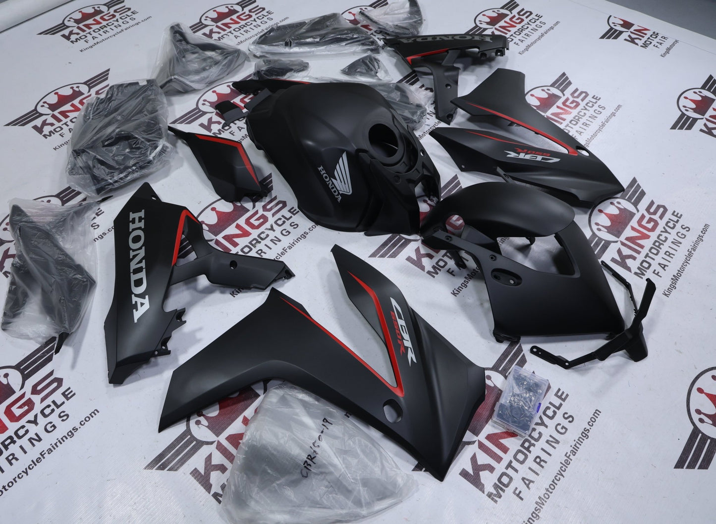 Honda CBR650R Fairing Set (2024-2025) Matte Black from KingsMotorcycleFairings.com