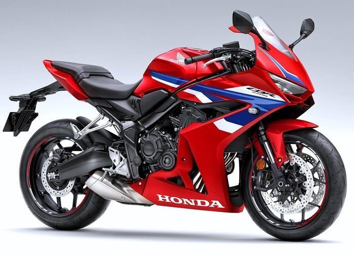 Honda CBR650R Fairing Set (2024-2025) Red, White, Dual Blue from KingsMotorcycleFairings.com