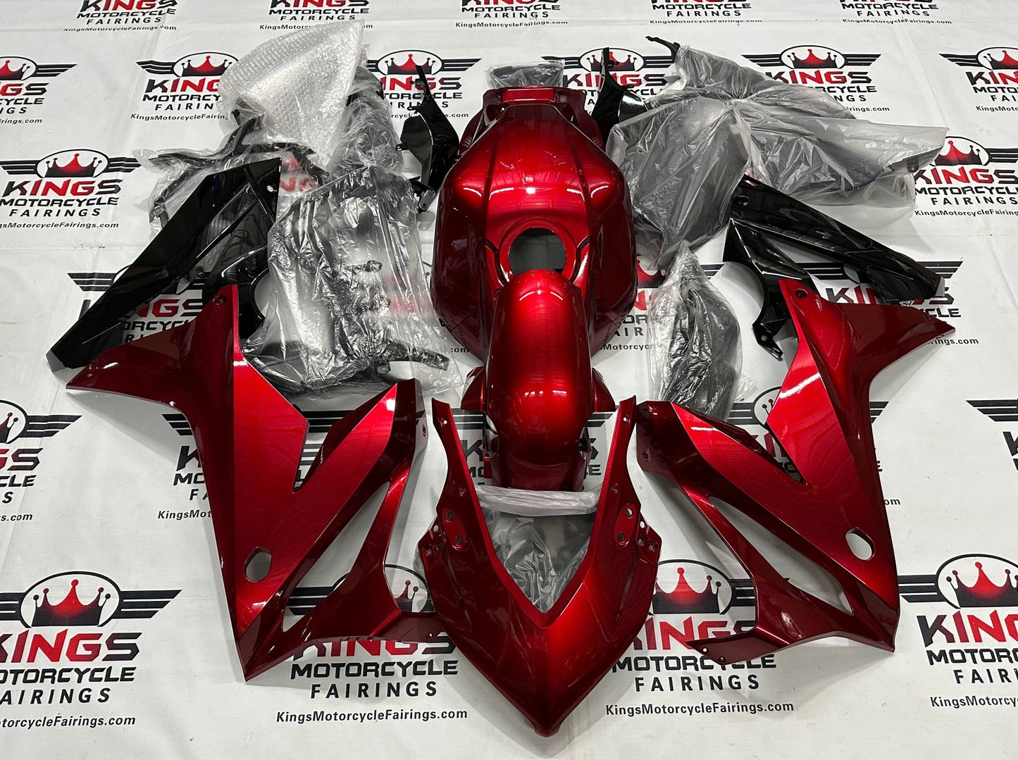 Honda CBR650R Fairings (2019-2020) Red Candy at KingsMotorcycleFairings.com