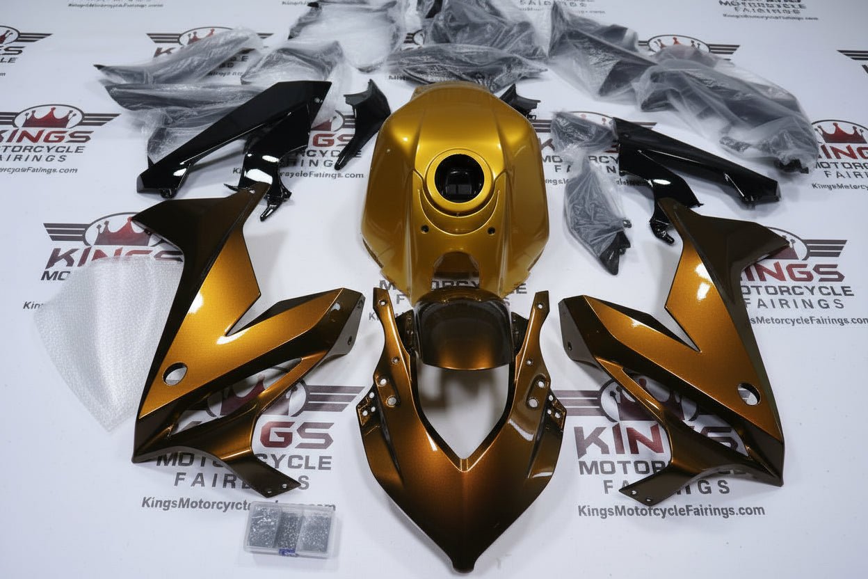 Honda CBR650R Fairings (2021-2023) Brown, Gold, Black at KingsMotorcycleFairings.com