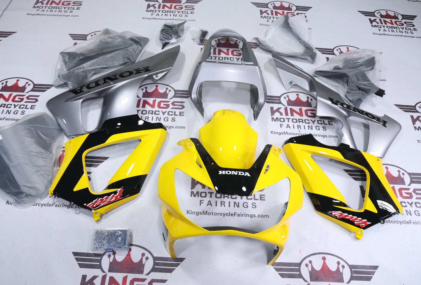 Honda CBR900RR 929 (2000-2001) Yellow, Black, Silver Fairings
