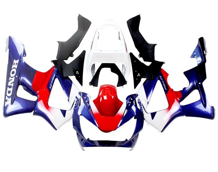 Honda CBR900RR 929 Fairings (2000-2001) Blue, Red, White at KingsMotorcycleFairings.com
