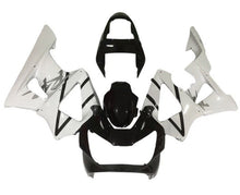 Honda CBR900RR 929 Fairings (2000-2001) White, Black Stripes at KingsMotorcycleFairings.com