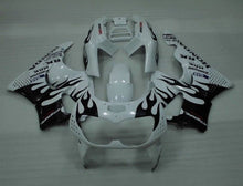 Honda CBR900RR Fairings (1994-1995) White, Black Flame at KingsMotorcycleFairings.com