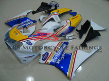 Honda CBR900RR Fairings (1998-1999) White, Blue, Yellow Rothmans at KingsMotorcycleFairings.com