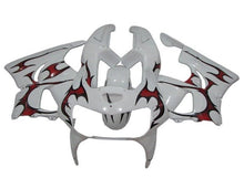Honda CBR900RR Fairings (1998-1999) White, Red Tribal at KingsMotorcycleFairings.com