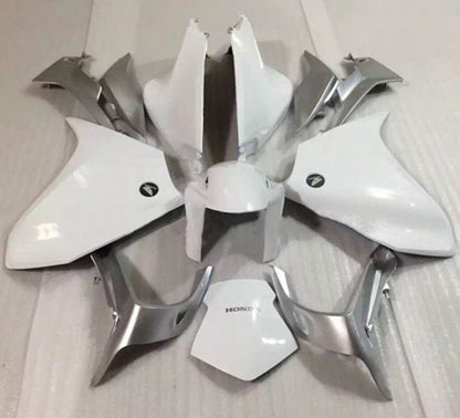 Honda VFR1200 Fairings (2010-2013) White, Silver at KingsMotorcycleFairings.com