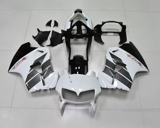 Honda VFR800 Fairings (1998-2001) White, Black, Gray at KingsMotorcycleFairings.com