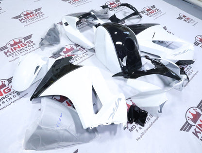Honda VFR800 Fairings (2002-2013) White, Black, Silver from KingsMotorcycleFairings.com