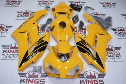 Honda CBR1000RR Fairings (2004-2005) Yellow, Black Wings from KingsMotorcycleFairings.com