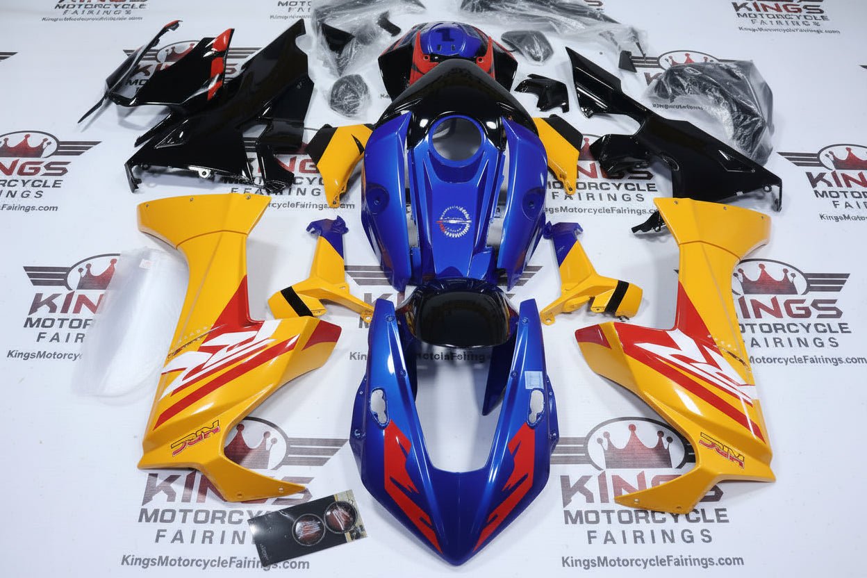 Honda CBR1000RR Fairings (2017-2025) Blue, Yellow, Black, Red from KingsMotorcycleFairings.com