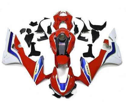 Honda CBR1000RR Fairings (2017-2025) Red, White, Blue, Gold at KingsMotorcycleFairings.com