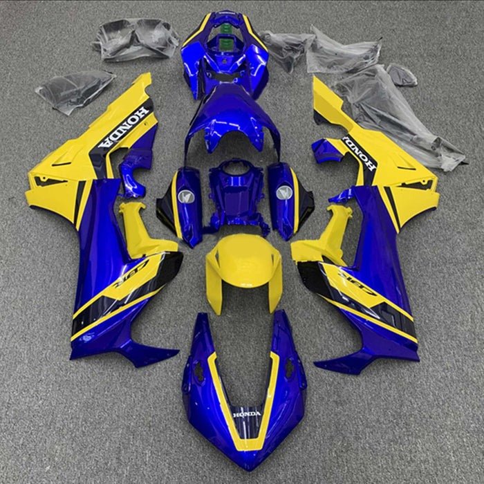 Honda CBR1000RR Fairings (2017-2025) Yellow, Blue, Black at KingsMotorcycleFairings.com