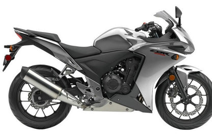 Honda CBR500R Fairing Kit (2013-2015) Silver at KingsMotorcycleFairings.com