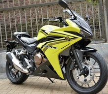 Honda CBR500R Fairing Kit (2016-2018) Yellow, Black at KingsMotorcycleFairings.com
