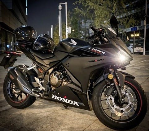 Honda CBR500R Fairing Kit (2022-2023) Matte Black, White, Red at KingsMotorcycleFairings.com