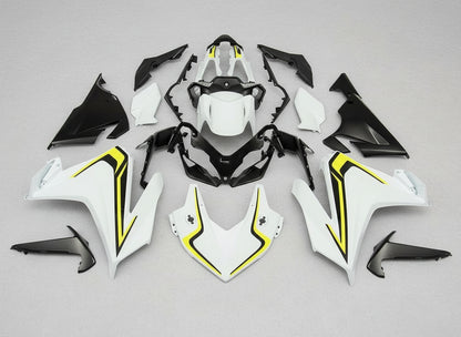 Honda CBR500R Fairing Kit (2022-2023) White, Yellow, Black at KingsMotorcycleFairings.com