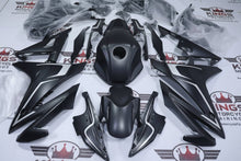 Honda CBR500R Fairings (2016-2018) Matte Black, Silver from KingsMotorcycleFairings.com
