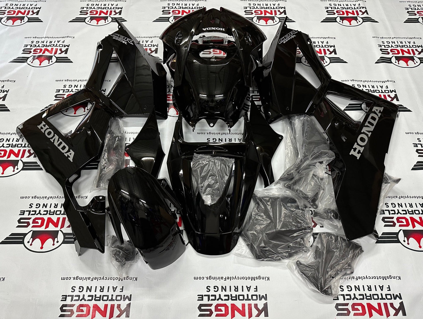 Honda CBR600RR Fairing Kit (2013-2023) Black, Gray at KingsMotorcycleFairings.com