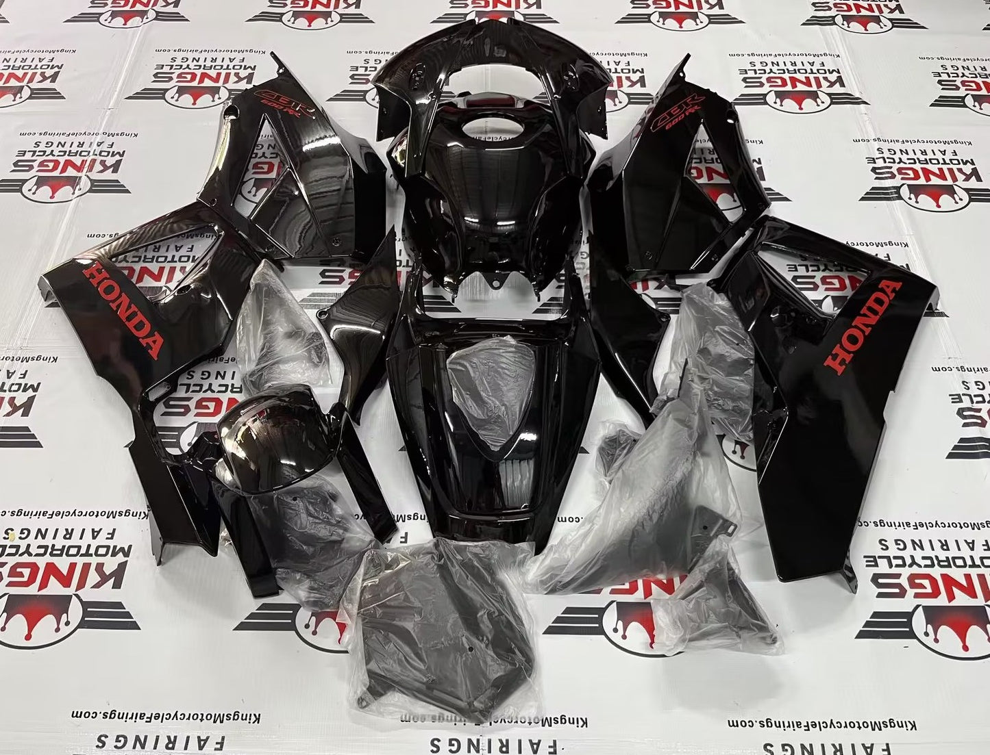 Honda CBR600RR Fairing Kits (2013-2023) Black, Red at KingsMotorcycleFairings.com
