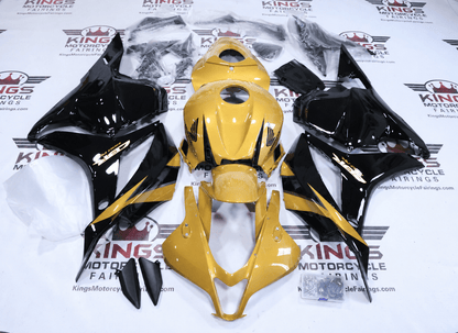 Honda CBR600RR Fairings (2009-2012) Gold, Black from KingsMotorcycleFairings.com