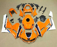 Honda CBR600RR Fairings (2013-2023) Orange, Dark Blue, White at KingsMotorcycleFairings.com