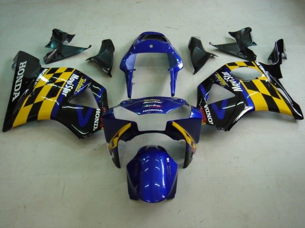Honda CBR900RR Fairings (2002-2003) Blue, Yellow Movistar at KingsMotorcycleFairings.com