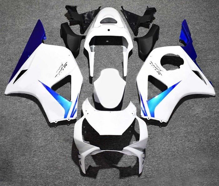 Honda CBR900RR Fairings (2002-2003) White, Blue at KingsMotorcycleFairings.com