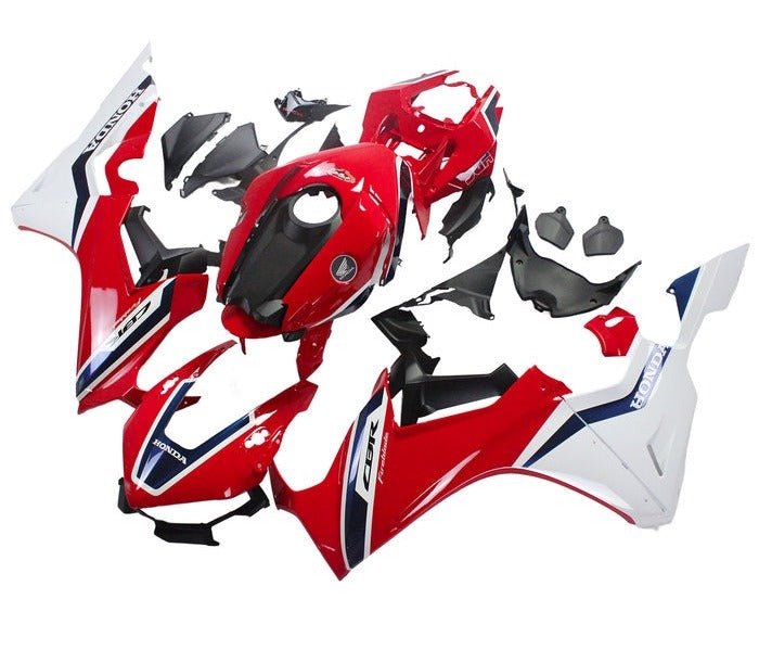 Honda CBR 1000RR Fairings (2017-2025) Red, White, Dark Blue at KingsMotorcycleFairings.com