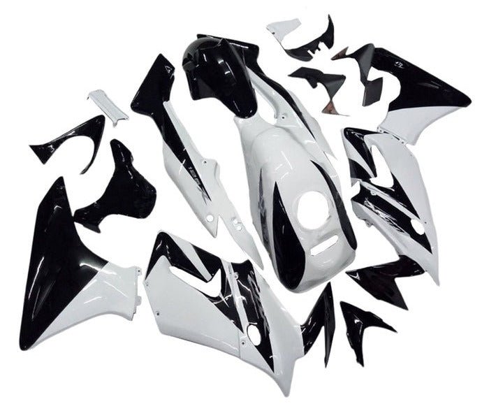 Honda CBR 125R Fairings (2002-2006) White, Black at KingsMotorcycleFairings.com