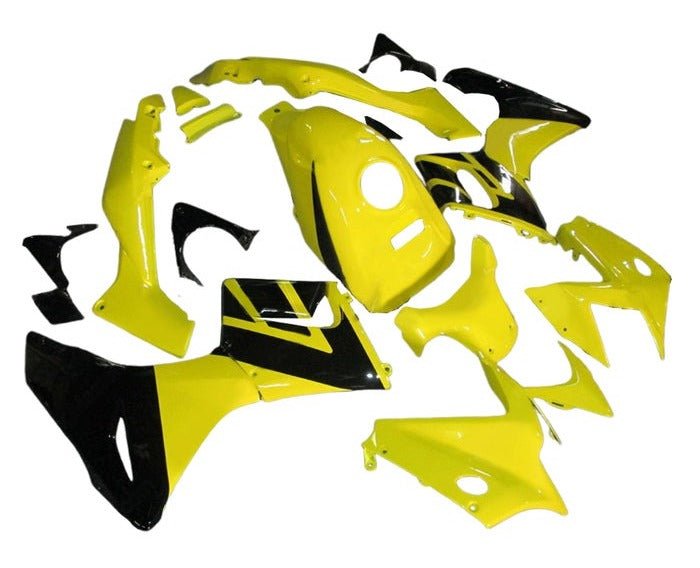 Honda CBR 125R Fairings (2002-2006) Yellow, Black at KingsMotorcycleFairings.com